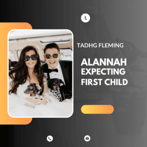 Tadhg Fleming and wife Alannah expecting first child