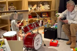 Read more about the article Katharine McPhee and David Foster’s Son Rennie, 2, Shows Off Brilliant Drum Solo Skills.