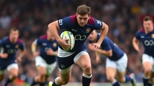 Stuart Hogg, a former rugby captain for Scotland, was sentenced for domestic abuse. 14 Stuart Hogg, a former rugby captain for Scotland, was sentenced for domestic abuse.