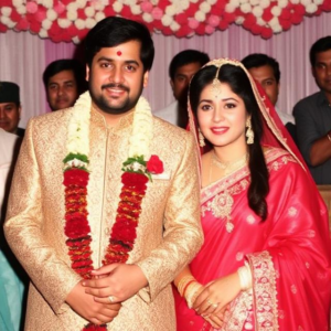 Govinda and Sunita Ahuja’s wedding photo, Bollywood celebrity couple