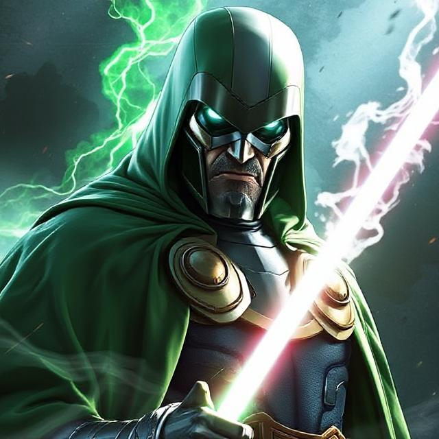 Doctor Doom MCU concept art featuring Robert Downey Jr