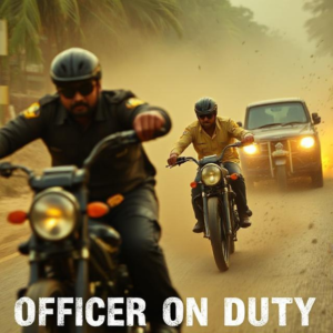 Intense chase sequence in Officer on Duty.