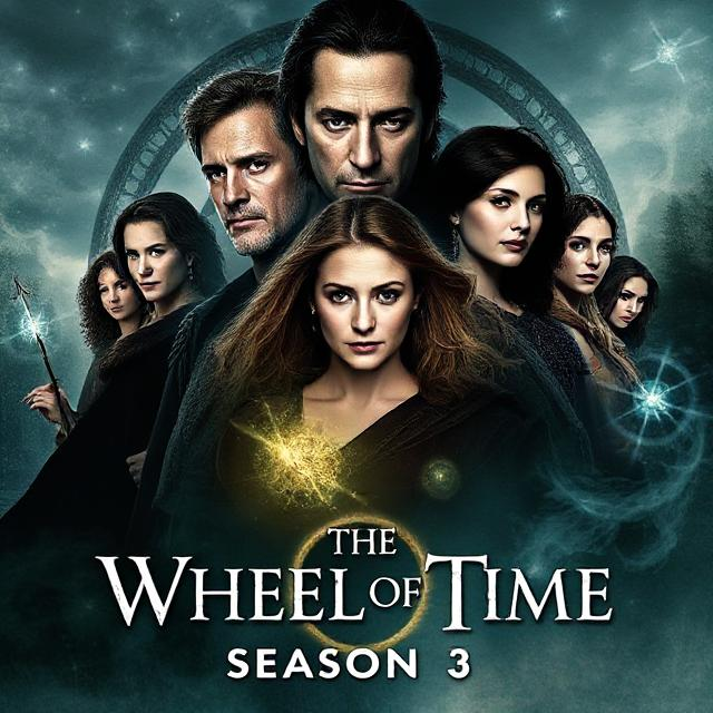 Characters and Magical Elements in the Official Poster for Season 3 of The Wheel of Time