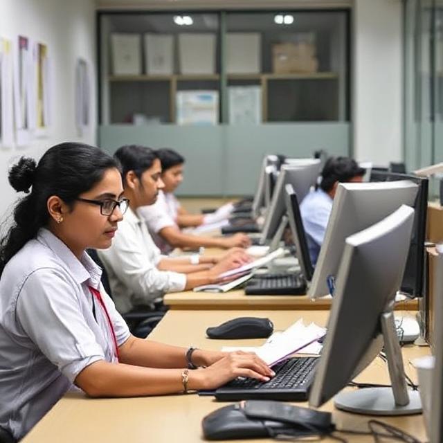 Central government employees at work in an office — 8th Pay Commission update 2025