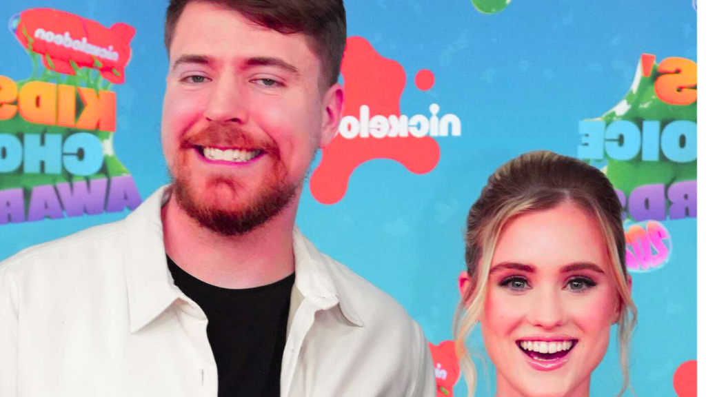 Mr Beast with is girl friend Thea Booysen
