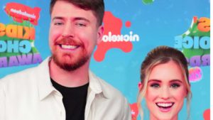 Mr Beast with is girl friend Thea Booysen