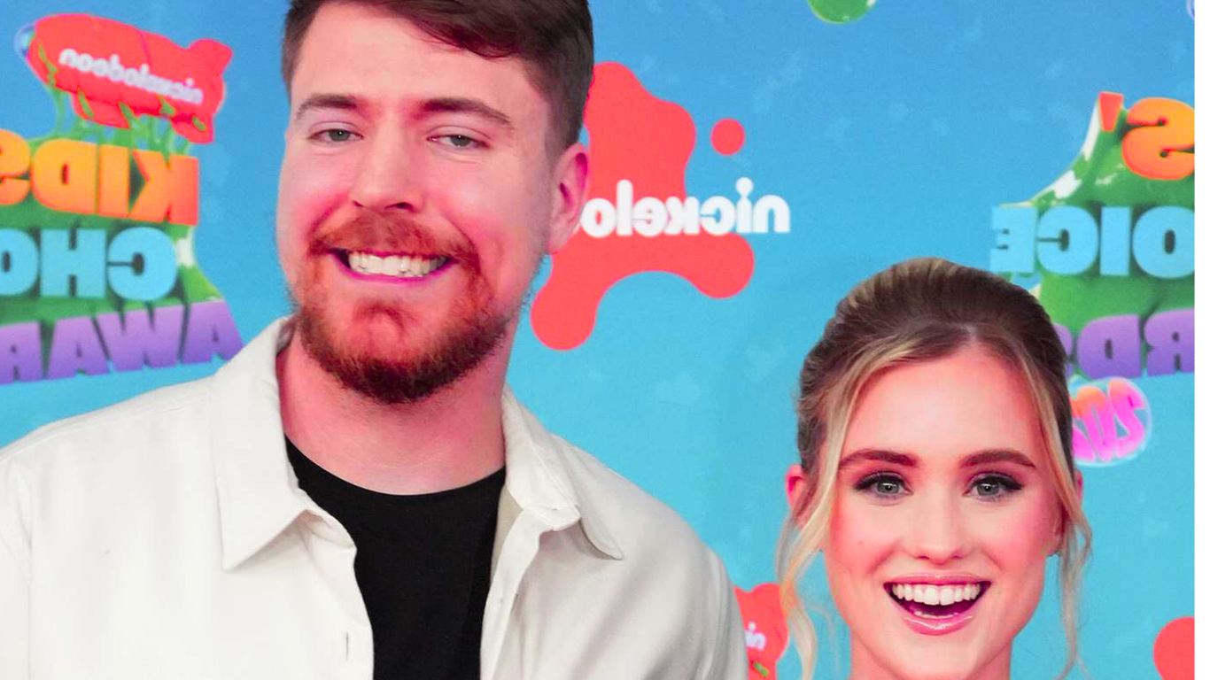 Mr Beast with is girl friend Thea Booysen