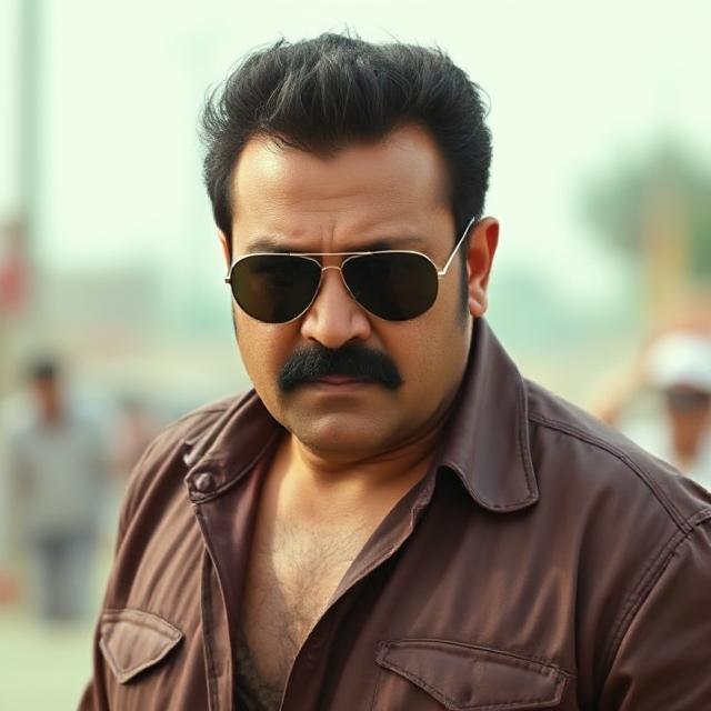 Kamal Haasan in Thug Life film wearing sunglasses in a gangster look