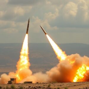 "Iran launches ballistic missiles at Israel amid escalating 2025 conflict"