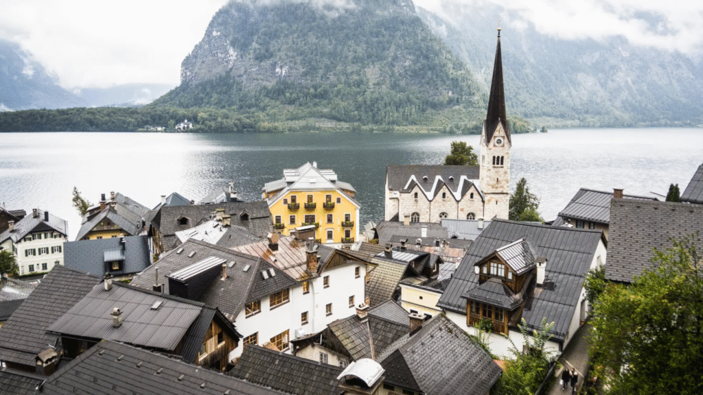 Hallstat Austria mountains