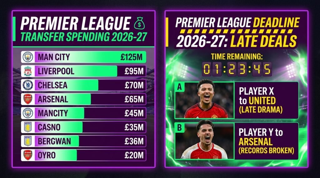 Premier League Summer 2026 Transfer Window: Inside the Record £3.46 Billion Spending Spree 3 premier-league-transfers-2026-27-club-by-club-spending.webp